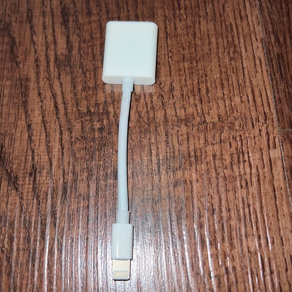 Iphone Headphone and charger adapter. 2 in 1. In good condition. - Picture 2 of 3